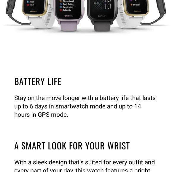 Garmin Venu SQ NEW IN BOX - Picture 10 of 10